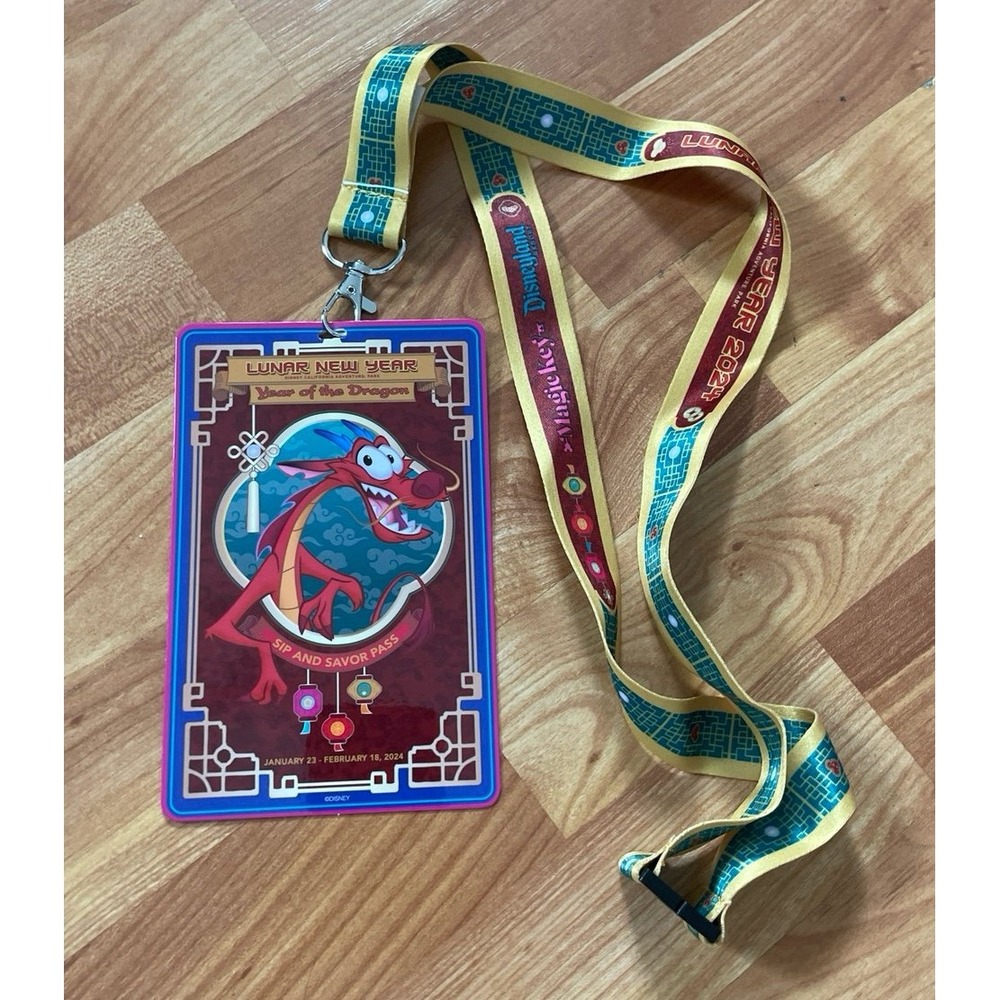 Collect Disney California Adventure Lunar New Year Sip and Savor Pass from 2024